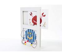 Articulate Gallery A4 Double Frame MDF - Marco de Fotos Doble, Blanco