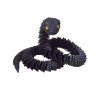 Articulated 3D Printed Snake, Flexible Movement Fidget Toy, Realistic Slith