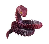 Articulated 3D Printed Snake, Flexible Movement Fidget Toy, Realistic Slith