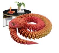 Articulated 3D Printed Snake, Flexible Movement Fidget Toy, Realistic Slith