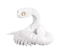 Articulated 3D Printed Snake, Flexible Movement Fidget Toy, Realistic Slith