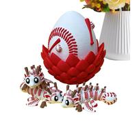 Articulated Dragon Figurine - Desktop Fidget Display, 3.94 Inches Fantasy Toy with Stress Relief, Flexible Joint, Creative Desk Decor, Gift Selection for Imaginative Play And Sensory Focus Enhancement