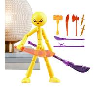 Articulated Toy Figure, Bendable Character Model Kit, Figure with Flexible Joints, Durable Collectible Display Model Toy, Desk Decor with Stylish Design, Display Figures for Study Room Indoor Use