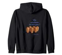 Artículo de Cita de la Escritura Do What He Tells You Sudadera con Capucha