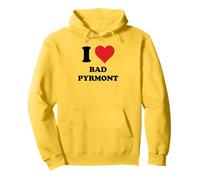 Artículo de recuerdo alemán I Heart Bad Pyrmont Germany Love Sudadera con Capucha