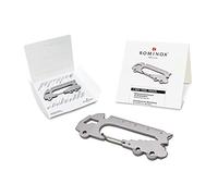 Artículo de regalo: herramienta de llave Rominox, camión, 22 funciones, llavero de camión, herramienta multifunción de acero inoxidable, incluye descripción de funcionamiento