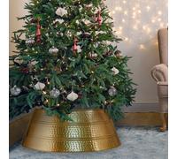 Marrakech - Collar para árbol de Navidad (metal, 60 cm), color dorado