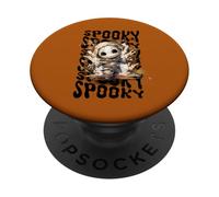 Artículo estético de otoño Aterrador con diseño de Spooky Mummy para Halloween PopSockets PopGrip Adhesivo