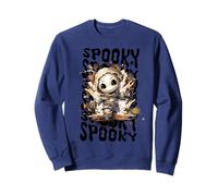 Artículo estético de otoño Aterrador con diseño de Spooky Mummy para Halloween Sudadera