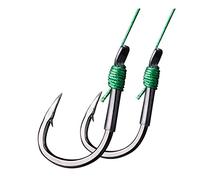 ArtíCulos De Pesca 2 Juegos de anzuelos Pesca Atados con Hilo Alta Resistencia, Doble Acabado, Juego Aparejos for Arenque Grande Equipos Y Accesorios De Pesca(14)