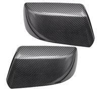 Artículos Decorativos Cubierta De Espejo Retrovisor Lateral ABS Para Cadillac Escalade Para Chevrolet Suburban Tahoe Para GMC Yukon XL 2015-2019(Carbon fiber black)