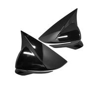 Artículos Decorativos Cubiertas Protectoras Para Espejos Retrovisores Para Seat León 5F MK3 ST Cupra 2013-2020 Para Seat Ibiza MK5 Arona 2017-2018(Glossy Black)