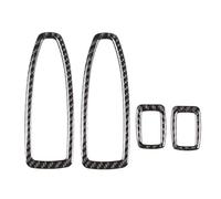 Artículos Decorativos Para BMW Serie 3 4 F30 F32 2013-2018 Accesorios Para Coche Pegatina Interior Interruptor De Ventana Botón Marco Cubierta Embellecedor(TYPE B)