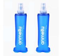 Artículos esenciales para deportes al aire libre: correr, senderismo, ciclismo, botella de agua plegable tipo termo flexible sin BPA, mochil