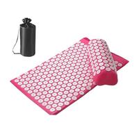 Artículos para aliviar el estrés para adultos, tapete de masaje a presión con almohada, juego de alfombrillas de masaje, accesorios de mediación para molestias de cuello y espalda, relajación muscular