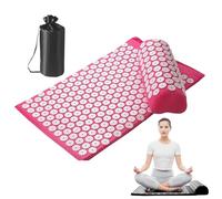 Artículos para aliviar el estrés para adultos, tapete de masaje de cuerpo completo con almohada, tapete de presión para meditación y relajación, accesorios de mediación para el hogar, la oficina y