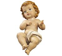 Artículos religiosos navideños - Estatua de resina del Niño Jesús, 33 cm.