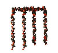 Artificial Autumn Fall Maple | 2pcs Colgantes Vine Garland | Foliage Garland Autumn Hanging Fall Leave | Mysterious Ffall Decorations Outdoor | Garlland Decor for Christmas Party, Door Frames