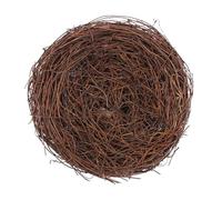 Artificial Bird Nest Ornament, Adorable Compact Easter Fake Birds Nest House, 3.94x3.94x1.57 Inches Decorative Rustic Craft for Home, Tree, Window Display
