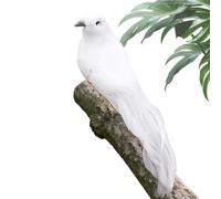 Artificial Birds, Faux Ornaments, Realistic Design, Lightweight Holiday Decor, Indoor Display Accent, Excellent for Christmas Crafts, Living Rooms, and Peace Themed Interior Styling