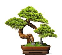 Artificial Bonsai Juniper Tree Potted Faux Indoor Decor