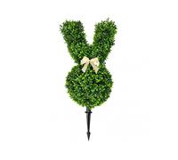 Artificial Bunny Tree Easter Decor Miniature Artificial Rabbits Topiary Plants Statues for Home Decor