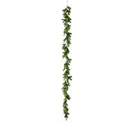 Artificial Cedar Garland - Pine Fake Plant for Celebration | Flexible Hangable Christmas Decor with Seasonal Style, Window Wall Table Staircase Mantle for Gathering Graduation Birthday Decoration
