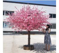 Artificial Cherry Blossom Trees Faux Wishing Tree for Indoor Outdoor Decor(1M)