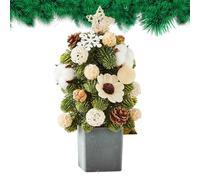 Artificial Christmas | Holiday Tabletop Ornament | Handmade Tabletop Christmas | for Festival Mothers Day Party Home Office Apartment Indoor Fireplace