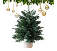 Artificial Christmas Trees, 17.7 Inches Mini Tabletop Holiday Tree, Festive Party Decorations for Home, Workplace, Living Room, Entryway, Shelf, Table Centerpiece, Seasonal Event, Office, Apartment