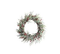 Artificial Christmas Vine Hanging Flowers for Wall Decoration Rattan Fake Plants Leaves Garland Romantic Wedding Home Decoration(Garland 42cm)