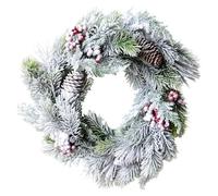 Artificial Christmas Vine Hanging Flowers for Wall Decoration Rattan Fake Plants Leaves Garland Romantic Wedding Home Decoration(40cm A)