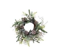 Artificial Christmas Vine Hanging Flowers for Wall Decoration Rattan Fake Plants Leaves Garland Romantic Wedding Home Decoration(Garland 30cm)