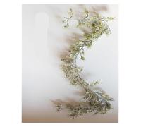 Artificial Christmas Vine Hanging Flowers for Wall Decoration Rattan Fake Plants Leaves Garland Romantic Wedding Home Decoration(170cm)