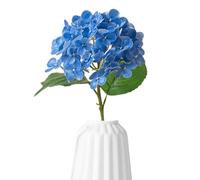 Artificial - Flores falsas de hortensias decorativas, arreglo floral realista de seda | Expositor de flores de larga duración, Flores de hortensias vibrantes para el hogar, la boda, el