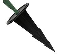 Artificial Flower Holder, Floral Holder with Ground Stake Cemetery Vase, 5.12 Inches Outdoor Memorial Flower Vase Holders for Grave Yard Garden Planter, Plant Holders for Indoor Window Box Decoration