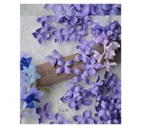 Artificial Flower Petals 3cm Petal Fake Wedding Homedecor DIY Scrapbook Card Craft Satin Applique 100pcs(F)