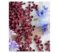 Artificial Flower Petals 3cm Petal Fake Wedding Homedecor DIY Scrapbook Card Craft Satin Applique 100pcs(Dark wine red)