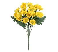 Artificial Flowers, Fake Floral Plants, 12.6in Weatherproof Floral Decor, UV Resistant Everlasting Blooms, Yard Planter Arrangement for Garden, Porch, Window Box, Patio, Walkway