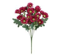 Artificial Flowers, Fake Floral Plants, 12.6in Weatherproof Floral Decor, UV Resistant Everlasting Blooms, Yard Planter Arrangement for Garden, Porch, Window Box, Patio, Walkway