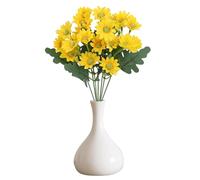 Artificial Flowers, Fake Waterproof Plants, 5.91x2.6 inches, Weatherproof UV Resistant Everlasting Floral Arrangement, Synthetic Floral elements for Garden Planter Vase Window, Landscaping Displays