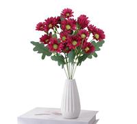Artificial Flowers, Fake Waterproof Plants, 5.91x2.6 inches, Weatherproof UV Resistant Everlasting Floral Arrangement, Synthetic Floral elements for Garden Planter Vase Window, Landscaping Displays