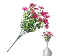 Artificial Flowers - Realistic Silk Violet Centerpieces, Faux Floral Arrangement for Indoor Garden, Decorative Display with Lifelike Appeal, Home Accent, Imitation Bouquet for Living Room and Office