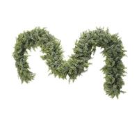 Artificial Garland, 8.8ft Artificial Christmas Garland with Greenery and Realistic Texture, Holiday Decoration Fake Vines for Living Room, Indoor Wedding, Dining Tables, Home Decor