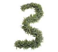 Artificial Garland, Christmas Wreath, 8,8 ft Holiday Decoration with Faux Vines, Greenery Decor for Living Room, Wedding, Wall, Staircase, Home, Dorms, Apartment, Dining Table Green