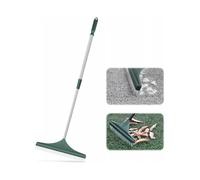 Artificial Grass Brush, Turf Rake Artificial Lawn Brush Ergonomic with Adjustable Steel Handle 80 to 130 CM