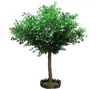 Artificial Green Banyan Trees Plantas de simulación Decoración de Interiores Árbol de Bonsai Artificial para el Dormitorio de la Oficina Decoración de Bodas de Bricolaje DIY 2x1.5m/6.6x4.9ft