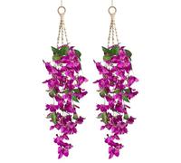 Artificial Greenery Decor, Indoor Fake Flowers, 2 Piece Wall Art with Natural Look Design, Decorative Plant Set, Home Decor with Rustic Style, Farmhouse Decoration for Kitchen and Living RoomArtificia