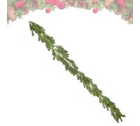 Artificial Greenery - Seasonal Pine Garland | Green Plant Fake Cedar Christmas Tree Branches for Home, Front Door, Garden, Yard, Wall or Thanksgiving Day Use, 78.74in