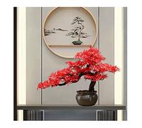 Artificial Indoor Bonsai Tree Chinese-Style Ceramic Pot Multicolor(Gold)